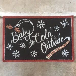 st. nicholas square “Baby its Cold Outside" Rug